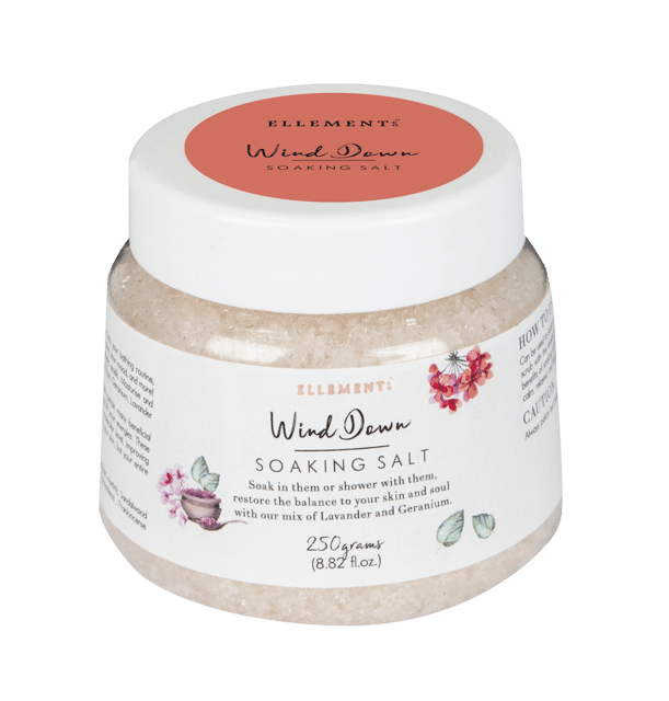 Wind Down: Geranium, Rose & Frankincense Bath Salts