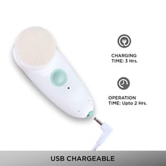 VEGA Electric Facial Cleanser and Massager - Water Proof (VHFC-01), Green