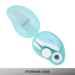 VEGA Electric Facial Cleanser and Massager - Water Proof (VHFC-01), Green