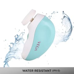 VEGA Electric Facial Cleanser and Massager - Water Proof (VHFC-01), Green