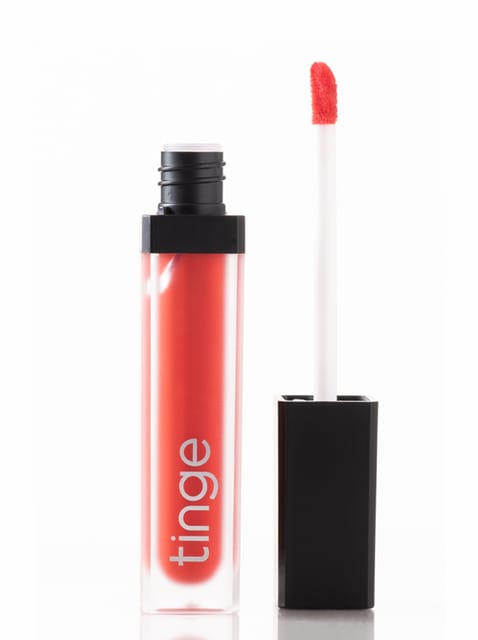 Liquid Matte Lipstick, Sasha, Tomato Red