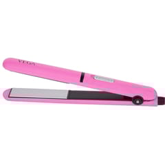 VEGA Fab Hair Straighener With Ceramic Coated Floating Plates (VHSH-15), Pink