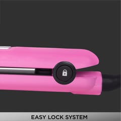 VEGA Fab Hair Straighener With Ceramic Coated Floating Plates (VHSH-15), Pink