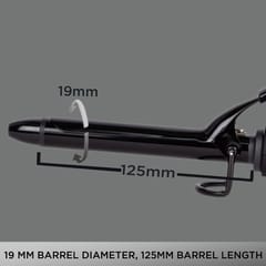 VEGA Smooth Curl Hair Curler-19 mm , (VHCH-03), Black