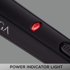 VEGA Ease Curl Hair Curler-25 mm With Ceramic Coated Barrel (VHCH-02), Black