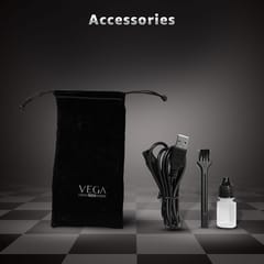 VEGA X2 Beard Trimmer For Men With Quick Charge, Black