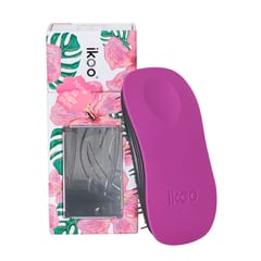 ikoo Detangling, Scalp Massaging Hair (Sugar Plum - Black Bristles)