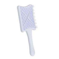 ikoo Paddle X - Styling/Blow-Drying/Smoothing/Detangling Paddle Brush (Platinum White)