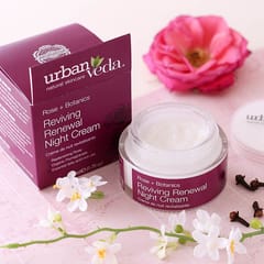 Urban Veda Reviving Rose Renewal Night Cream, 50ml
