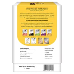 Skin Fx Brightening & Moisturizing  Women Seum Mask Combo Pack of 6