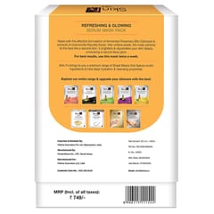 Skin Fx Refreshing & Glowing  Women Serum Mask Combo Pack of 6