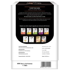 Skin Fx Purifying Men Serum Mask Combo Pack of 6