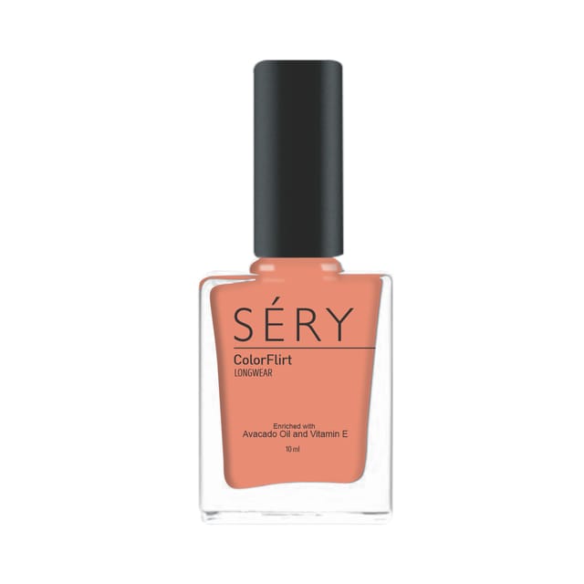 SERY ColorFlirt Nail Paint  Soft Almond, 10 ml