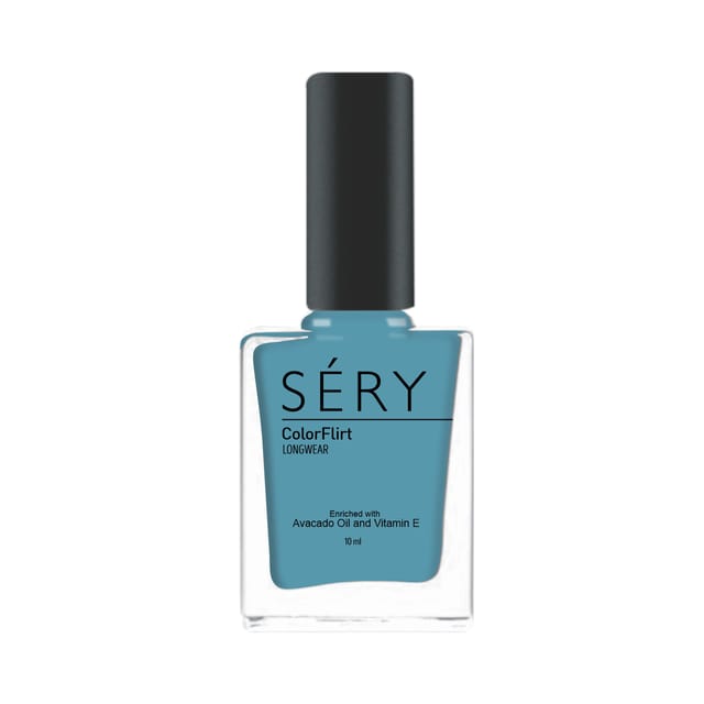 SERY ColorFlirt Nail Paint  Steal Teal, 10 ml