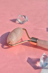Pure Stone Rose Quartz Roller