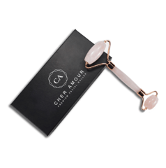 Pure Stone Rose Quartz Roller