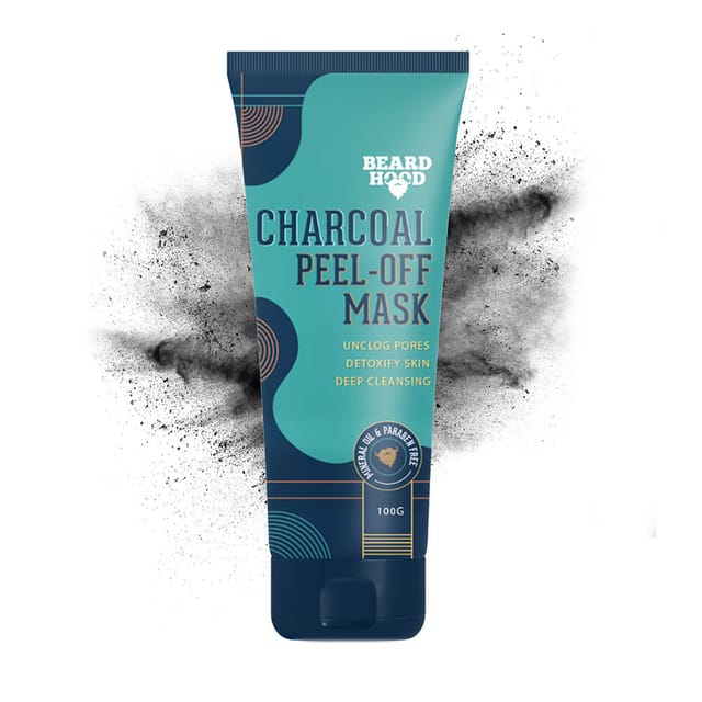 Beardhood Charcoal Peel Off Mask, 100g