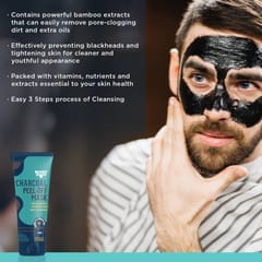 Beardhood Charcoal Peel Off Mask, 100g