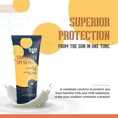 Beardhood SPF 50 PA+++ OMC & Oxybenzone Free Sunscreen,  50g