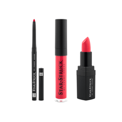 Star Struck 3 Piece Lip Set (Intense Matte Lip color,Liquid Lip Color,Lip Liner)