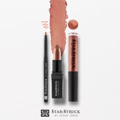 Star Struck 3 Piece Lip Set (Intense Matte Lip color,Liquid Lip Color,Lip Liner)