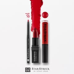 Star Struck 3 Piece Lip Set (Intense Matte Lip color,Liquid Lip Color,Lip Liner)