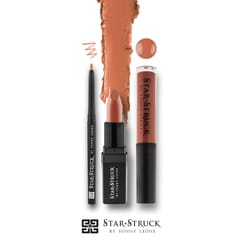 Star Struck 3 Piece Lip Set (Intense Matte Lip color,Liquid Lip Color,Lip Liner)