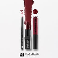 Star Struck 3 Piece Lip Set (Intense Matte Lip color,Liquid Lip Color,Lip Liner)