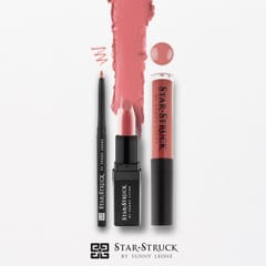 Star Struck 3 Piece Lip Set (Intense Matte Lip color,Liquid Lip Color,Lip Liner)