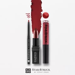 Star Struck 3 Piece Lip Set (Intense Matte Lip color,Liquid Lip Color,Lip Liner)