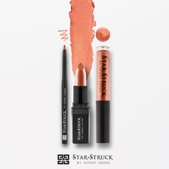 Star Struck 3 Piece Lip Set (Intense Matte Lip color,Liquid Lip Color,Lip Liner)