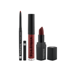 Star Struck 3 Piece Lip Set (Intense Matte Lip color,Liquid Lip Color,Lip Liner)