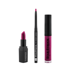 Star Struck 3 Piece Lip Set (Intense Matte Lip color,Liquid Lip Color,Lip Liner)