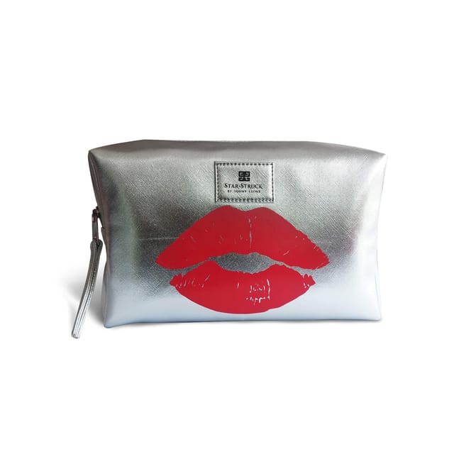 Star Struck- Makeup Pouch Silver