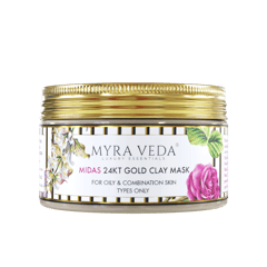 Myra Veda Midas 24KT Gold Clay Mask