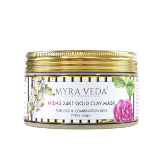 Myra Veda Midas 24KT Gold Clay Mask