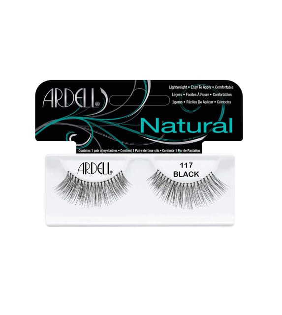 Natural Strip Lashes 117 Black-61710