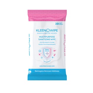 KleenOWipe- Alcohol Free/ Hypoallergenic - Multipurpose Sanitizing Wipe